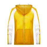 Sun Resistant Clothes Women's Contrast Color Ultra-Thin Breathable Fashion Sun-Protective Clothing