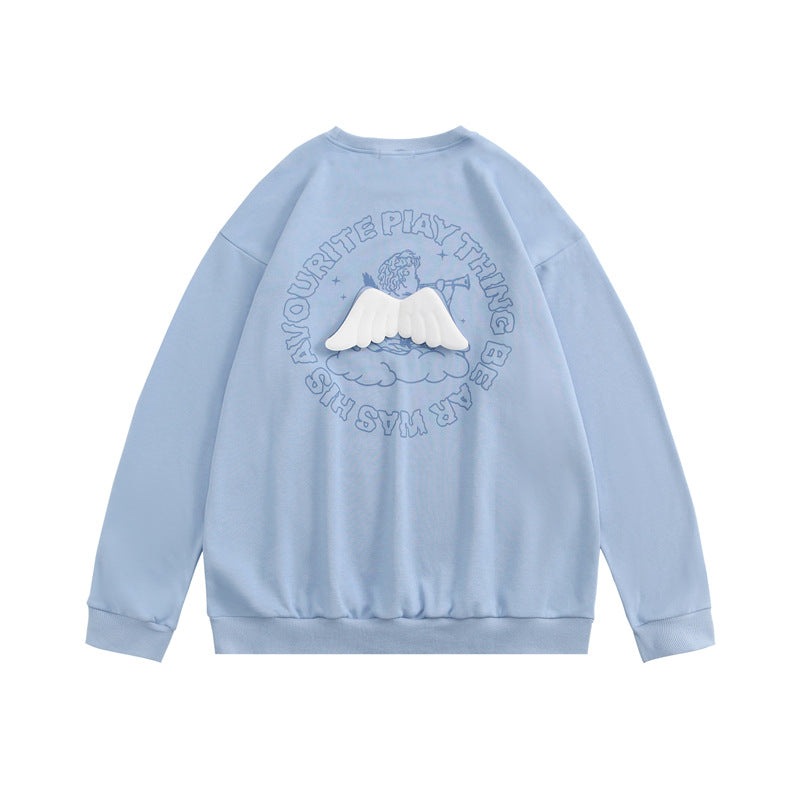Preppy Aesthetic Sweatshirt Loose Sweater Girls Casual Autumn Coat