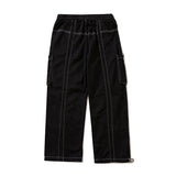 Man Fall Outfits Cargo Pants Vintage Large Pocket Drawstring Men Vibe Style Loose Profile Ankle Banded Working Pants