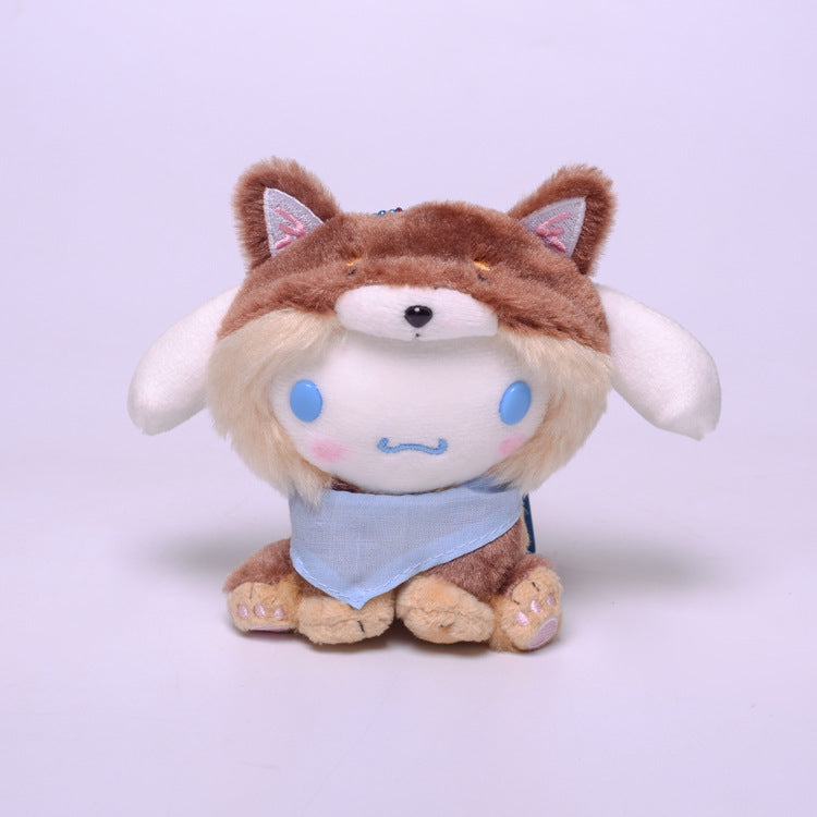 My Melody Plush Transform Shiba Inu Clow M Melody Cinnamoroll Babycinnamoroll Plush Toy Doll Pendant Bag Pendant Kulomi