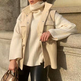 Women Fall Outfits Fall/Winter Woolen Vest Vest Mid-Length Drawstring Waist-Controlled Top