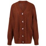 Women Fall Outfits Autumn and Winter Loose Sexy Lantern Sleeve Sweater Cardigan Sweater for Women
