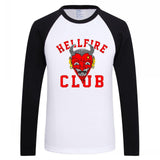 Stranger Things Hellfire Club T Shirt Printed Top Men's and Women's Short-Sleeved T-shirt