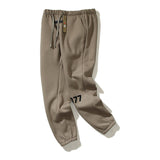 Kanye West Sunday Service Pant 1977 Flocked Printed Duplex Trousers Leisure Tappered Fleece Lined