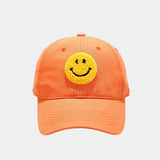 Smiley Face Cap Soft Top Baseball Cap