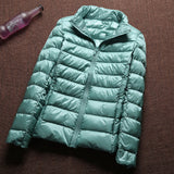 Women Winter Coats Puffer Jacket Down Coat Fall/Winter Lightweight Down Jacket Women's Short Stand Collar Winter Clothing Coat