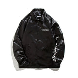The Bears Varsity Jacket Autumn Back Cool Bear Printing Lapel Jacket Men's Casual Jacket