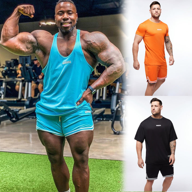 Men Tracksuit Spring and Autumn Outdoor Sports Loose Training Wear