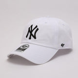 Dodgers and Yankees Baseball Cap 47brand Baseball Cap Female Spring/Summer White Casual Hat