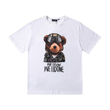 We11 Done T Shirt Sunglasses Bear Pattern Men's and Women's Same Casual