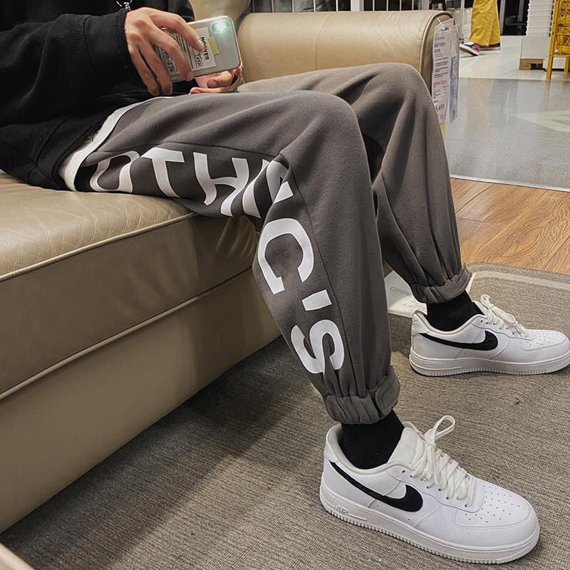 Men Pants Autumn and Winter Men Loose Trendy Casual Men