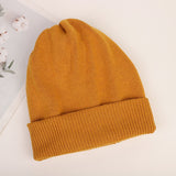 Men Winter Hats Women's Autumn and Winter Hat All-Matching Beanie Hat Thickened Warm Cotton Cap