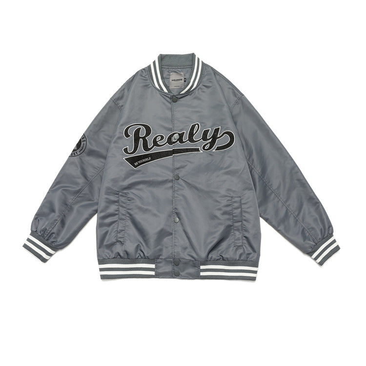 College Jacket Men's Spring Baseball Uniform Autumn Autumn Autumn Pilot Spring and Autumn Coat Men