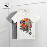 Children T Shrits Summer Children's round Neck Short Sleeve Printed T-shirt