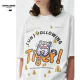 Preppy Aesthetic T Shirt Printed T-shirt Cotton Short Sleeve T-shirt