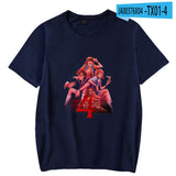 Hellfire Club Shirt Stranger Things Loose round Neck Short Sleeve T-shirt