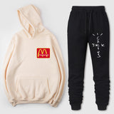 Travis Scott Astroworld Hoodie & Pant 2 Piece Set Letter Print Hoodie