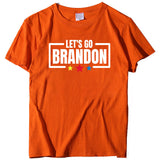 Let's Go Brandon T Shirt Letter Print Short-Sleeve T-shirt Women's Top