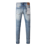 Purple Brand Jeans Blue Patch Jeans