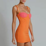 Hot Women in Tight Dresses Women's Summer Sexy Suspender Dress