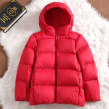Women Winter Coats Puffer Jacket Down Coat Autumn and Winter Loose Hooded Thin Lightweight Short Type Down Jacket Women's Coat