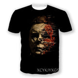 Michael Myers T Shirt Summer Printed round Neck Men's Short Sleeve