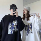 Men Sweatshirts round Neck Sweater Men's Spring and Autumn Long Sleeve Baggy Coat