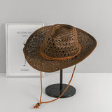 Mens Kentucky Derby Hats Straw Hat Bowler Hat Female Outdoor Beach Hat Sun Protection
