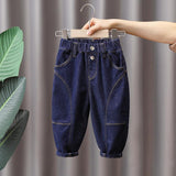 Toddler Boys Pants Boy's Denim Pants Spring and Autumn Casual