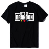 Let's Go Brandon T Shirt Letter Print Short-Sleeve T-shirt Women's Top