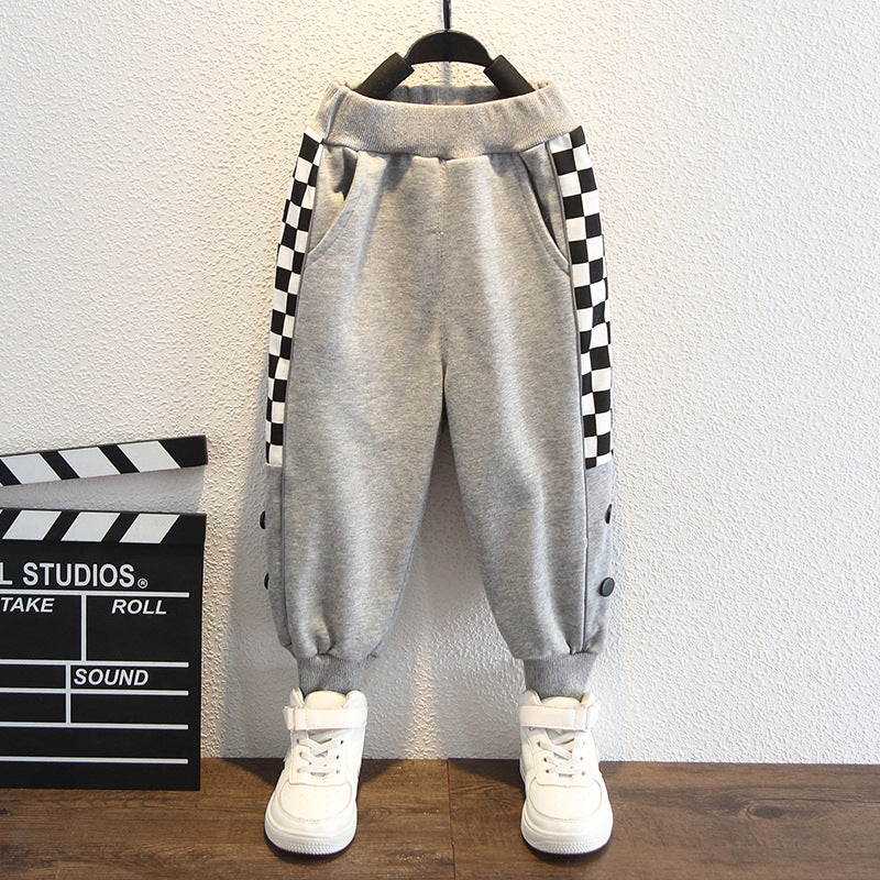 Toddler Boys Pants Boys' Spring and Autumn Loose Casual Sports Pants