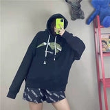 Palm Angels Hoodie Hooded Sweater Men's and Women's Loose Hoodie Coat