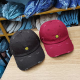 Smiley Face Cap Baseball Cap Embroidered Peaked Cap