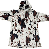 Hoodies Blankets Velvet Padded Thickened Sweater Five-Pointed Star Pocket Sweatshirt
