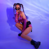 Women Rave Outfits Tops Sexy Suit Hip Hop Casual Fashionable Women's Clothing