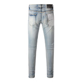 Purple Brand Jeans Blue Patch Jeans