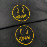 Drew House Drew Smiley Face Short Sleeve Half Sleeve Couple T-shirt