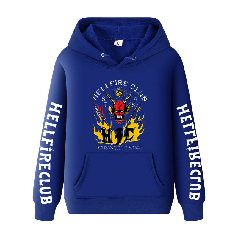 Stranger Things Hoodie Hoodie Fleece Padded Coat Sweatshirt Print