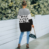 Women's Fall Outfits Sweater Women's Mid-Length Autumn and Winter Knitwear Cardigan Coat