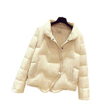 Women Winter Coats Puffer Jacket Down Coat Winter Warm Hem Down Jacket Female Winter White Duck Down