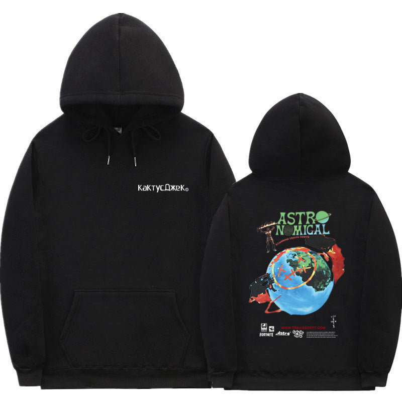 Travis Scott Astroworld Hoodie Women's Hooded Coat Sweatshirt