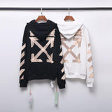 Printed Cotton Sweater Zipper Coat Owt hoodie