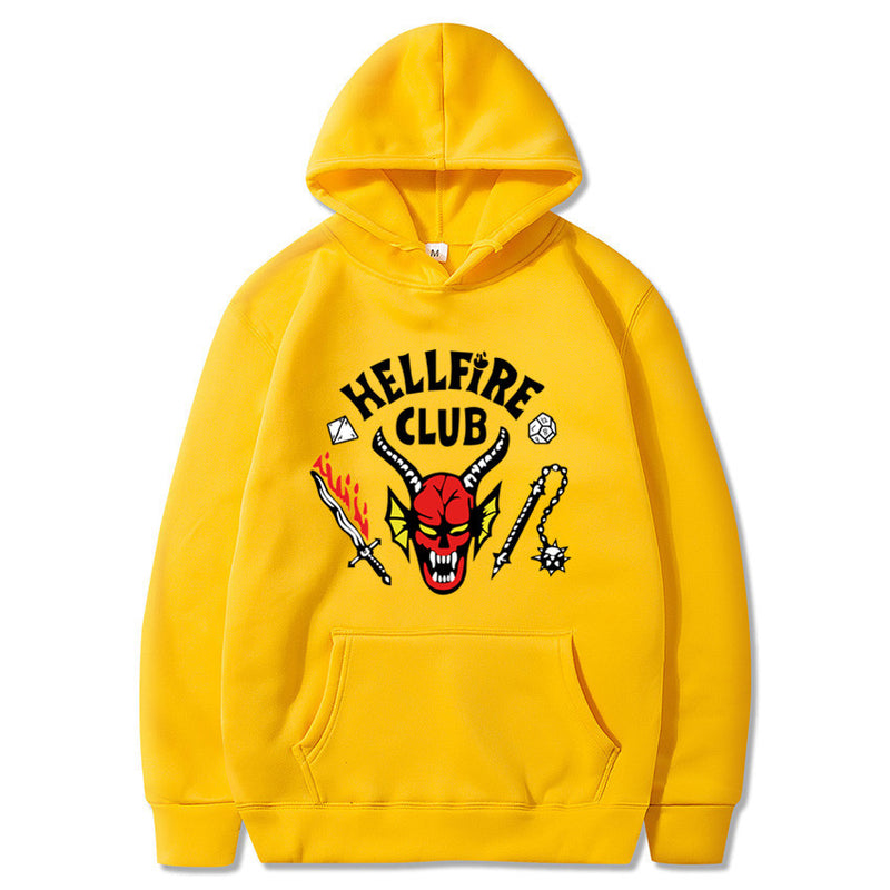 Stranger Things Hellfire Club Hoodie Stranger Things Season 4 Hooded Sweater