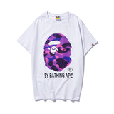 Bape T Shirts Printed Half Sleeve Men'S And Women'S Cotton Short-Sleeved T-Shirt Summer