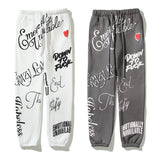 Kanye West Sunday Service Pant EU Heart Vintage Distressed Puff Print Sweatpants