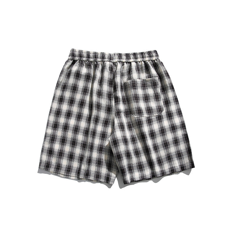 Men Shorts Summer Straight-Leg Pants Loose Casual Shorts