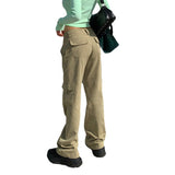 Julia Fox Low Rise Trousers Autumn Women's Sports Casual Working Pants