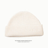 Toboggan Hat Knitted Hat Women's Autumn and Winter Casual Embroidery