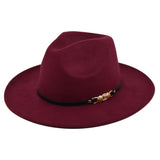 Italian Fedora Hats Vintage Fedora Hat Woolen Top Hat Flat Eaves Cap