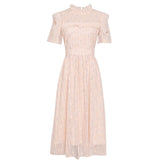 Marilyn Monroe Dress Summer Short Sleeve Lace Dress